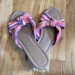 Loft multi colored slides